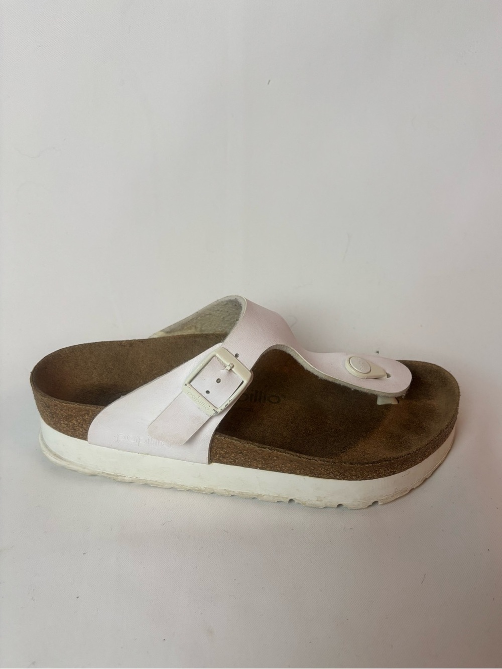 Birkenstock Papillio Gizeh Flex Platform Sandals Size 36 Women’s 6 White
